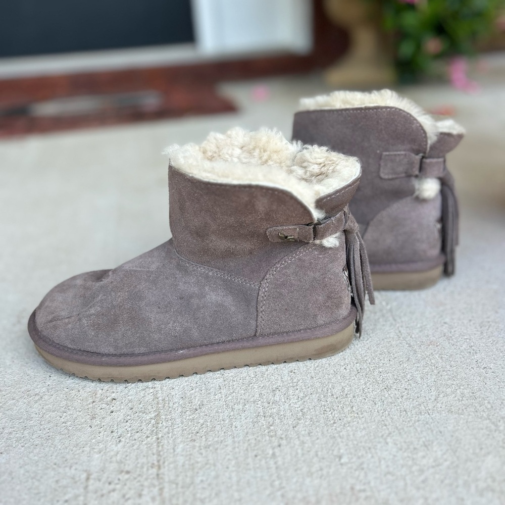 UGG Koolaburra Cozy Suede Boots - Brown